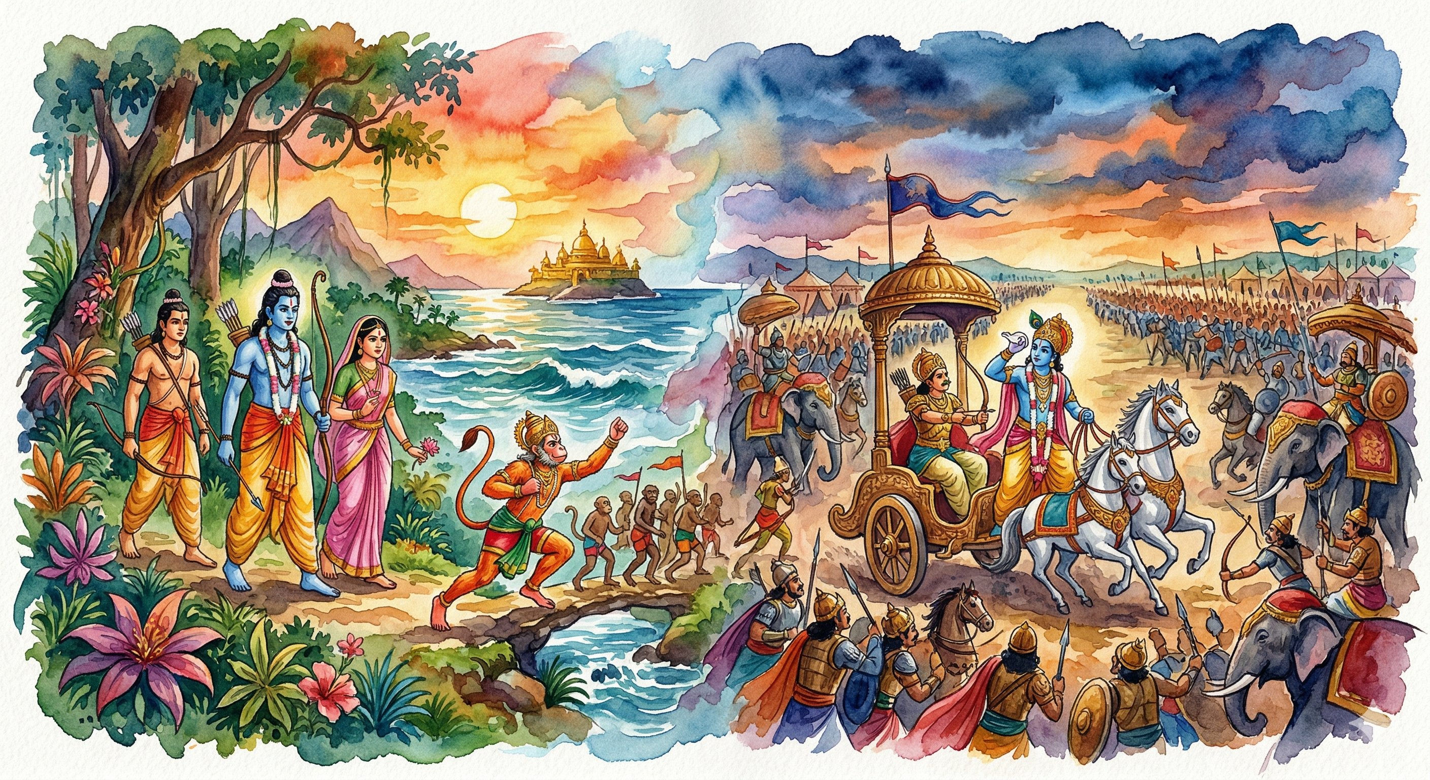 Difference Between Ramayana and Mahabharata - A Complete Comparison