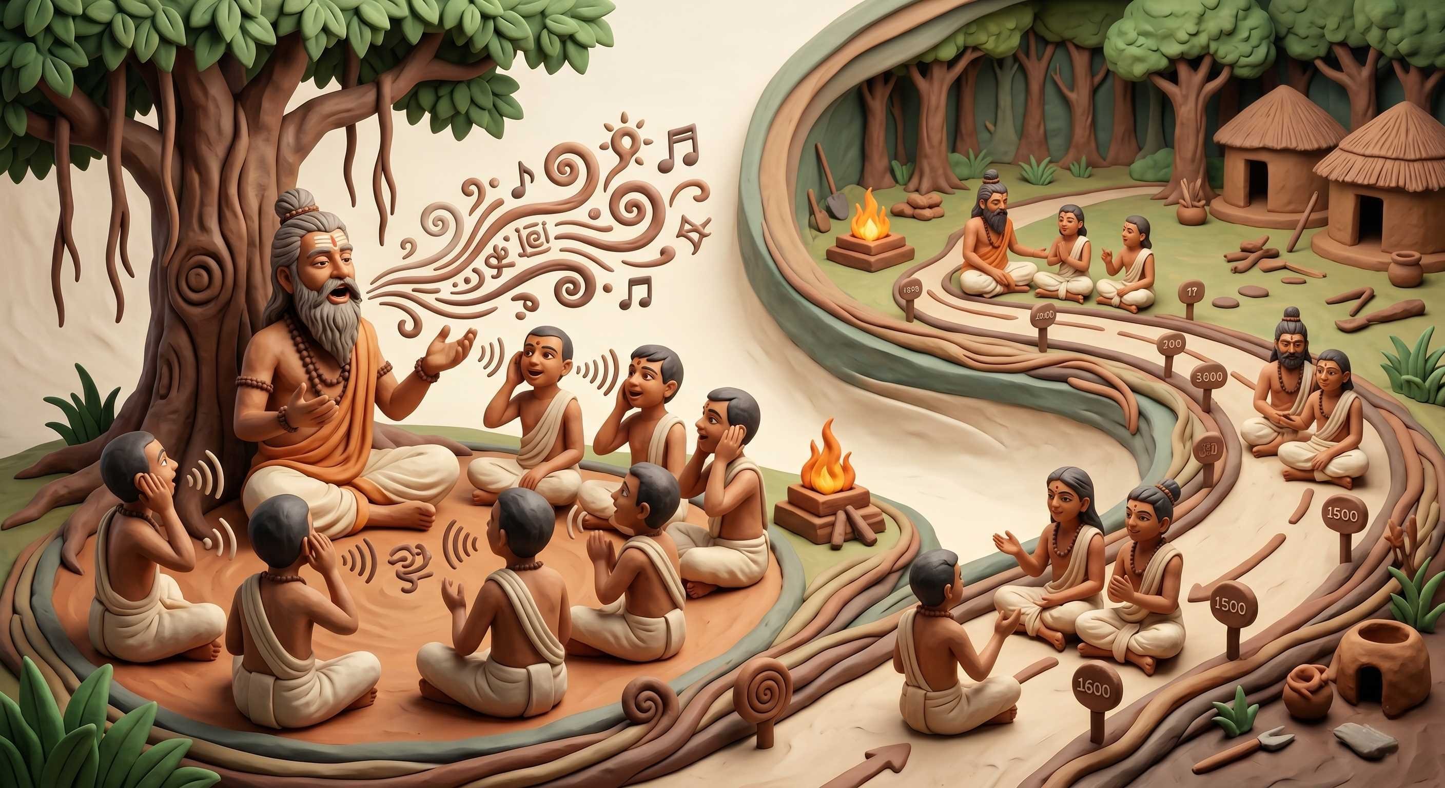 How the Vedas Were Preserved for 3,500 Years Without Writing - The Oral Tradition Explained