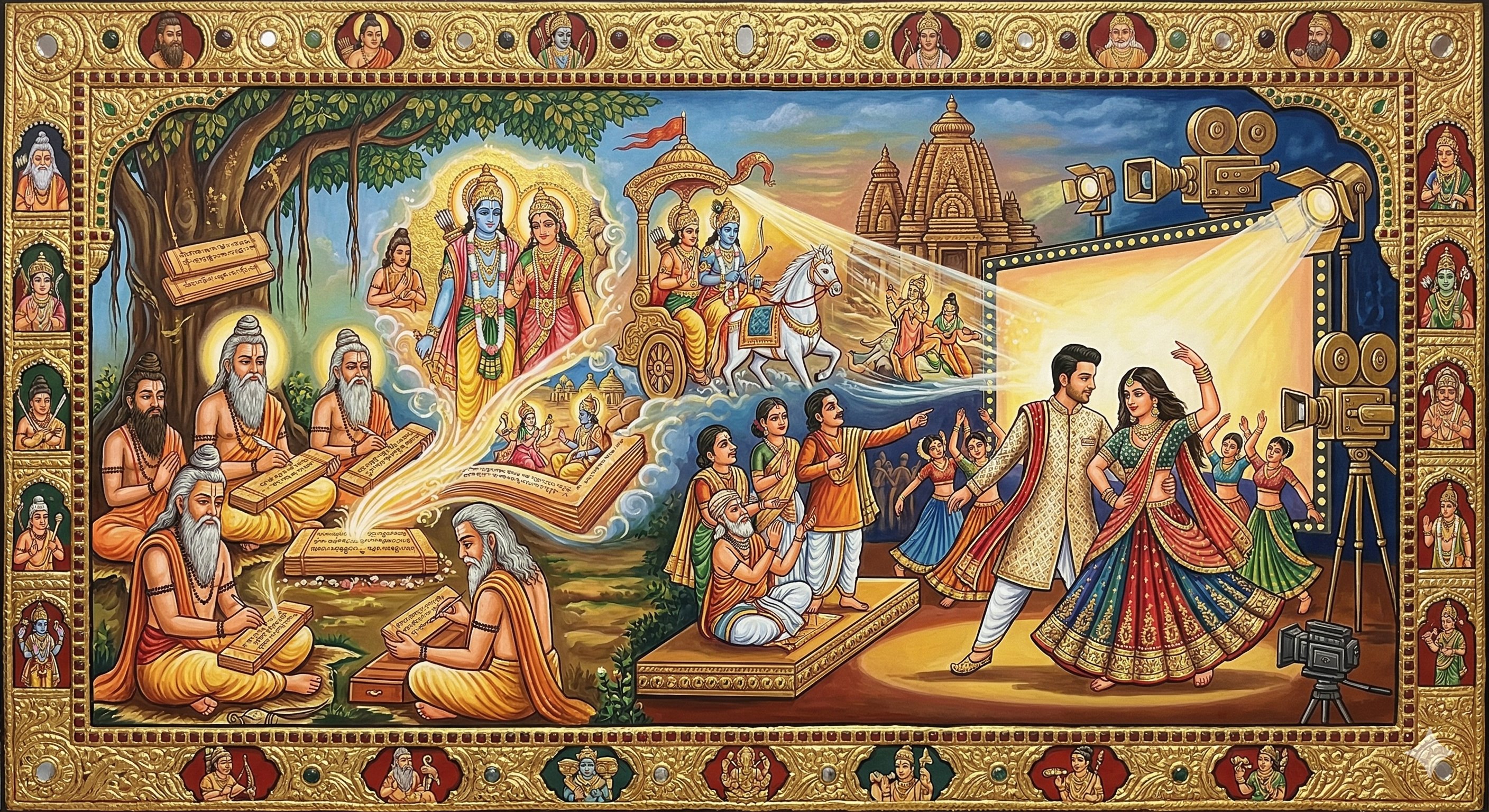From the Vedas to Bollywood - How Ancient Stories Shape Modern Indian Cinema